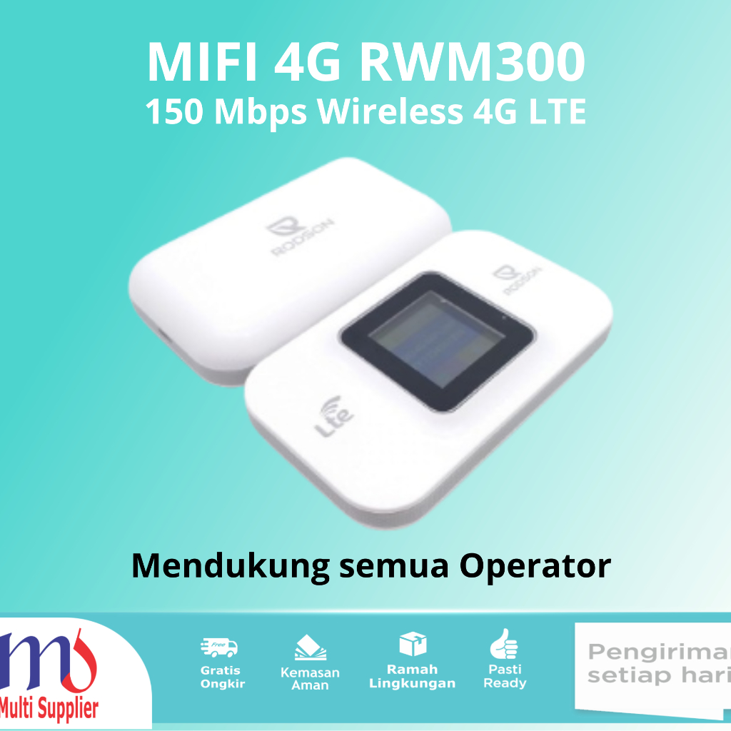 Jual Modem Wifi RWM300 Mifi 4G LTE 300Mbps Unlock All Operator Micro ...