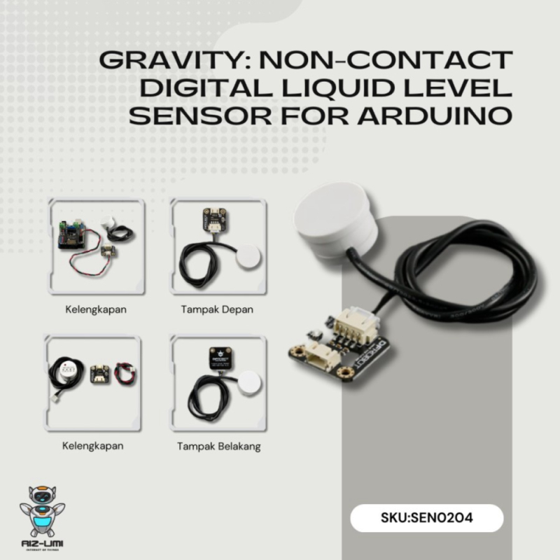 Jual DFRobot : Non-contact Digital Liquid Level Sensor for Arduino ...