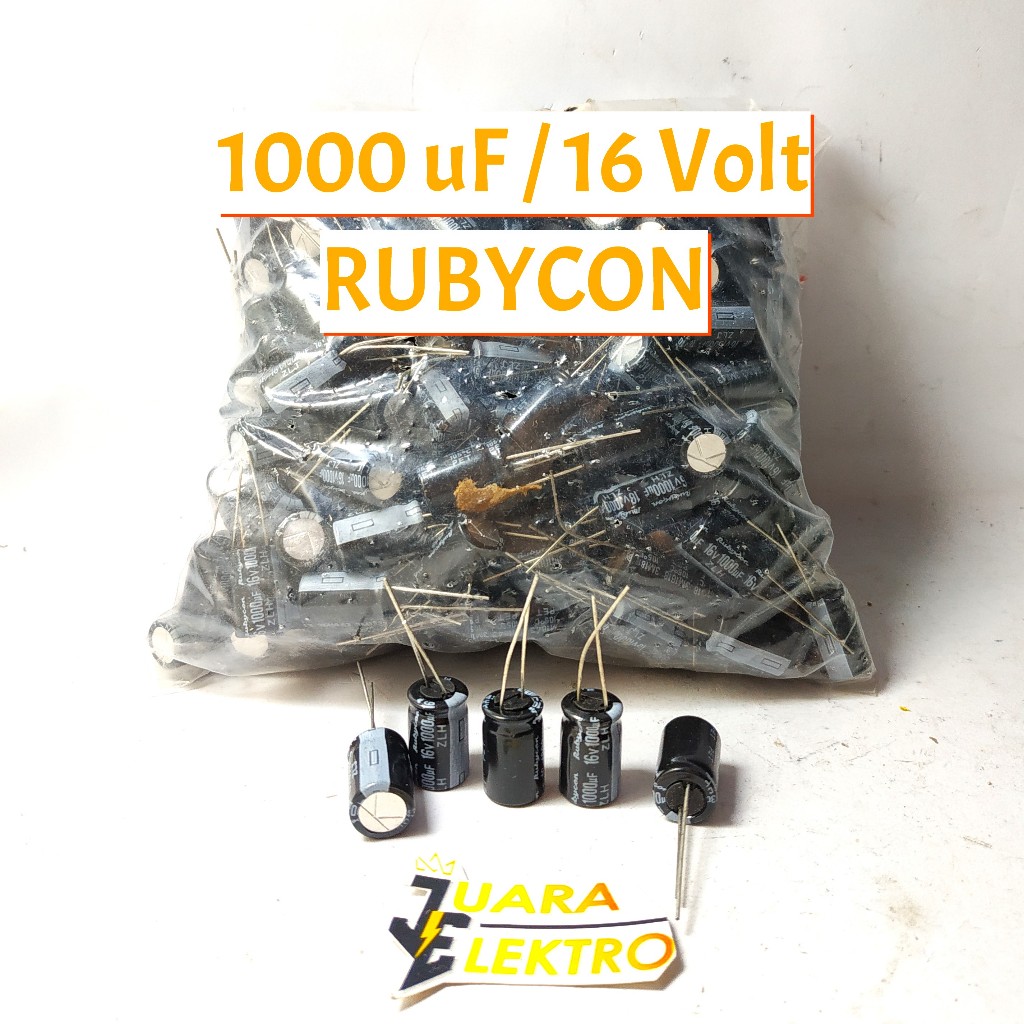 Jual Kapasitor Elco Uf V Elko Uf Volt Rubycon Smg