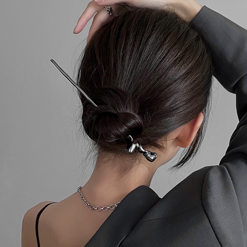 Jual Jepit Rambut Korea Bahan Alloy Tusuk Konde Logam Antik Kupu Kupu ...