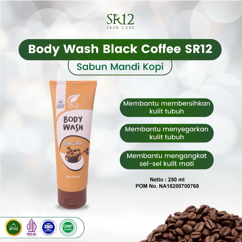 Jual Body Wash Black Coffee Sr Sabun Kopi Ampuh Mengangkat Sel Kulit Mati Sabun Mandi Cair