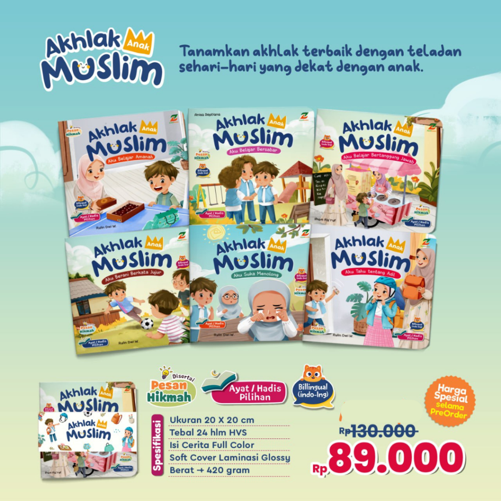 Jual Buku Cerita Seri Adab Akhlaq Anak Muslim Islam | Shopee Indonesia