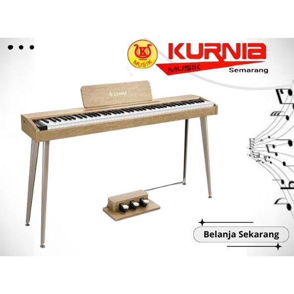 Jual Donner DDP 60 / DDP60 / DDP60 Digital Piano Light Wood Grain