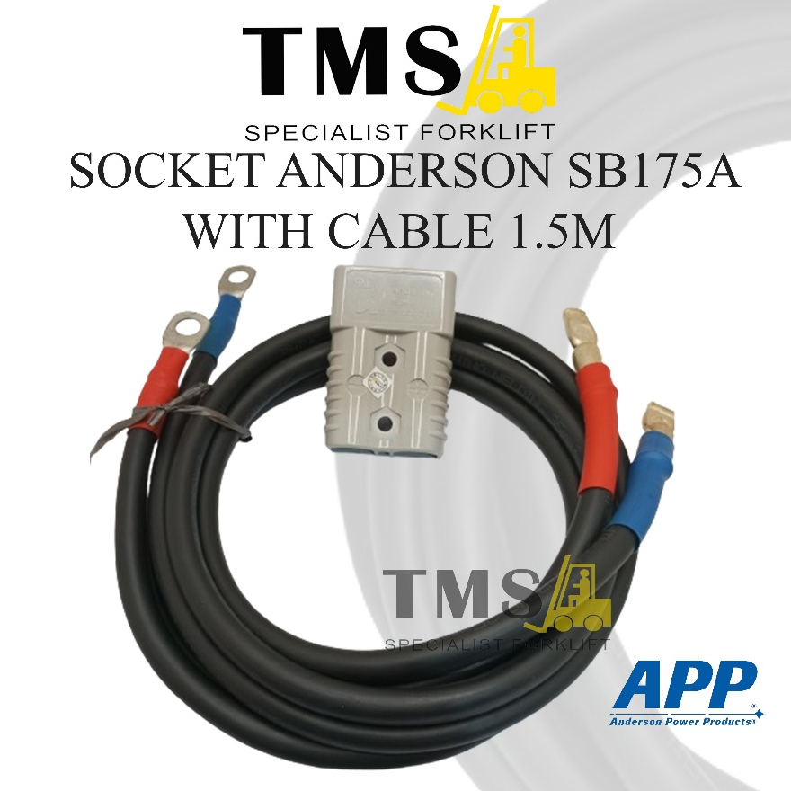 Jual Anderson REMA SB175A Socket Battery for Forklift With Cable 1.5M ...