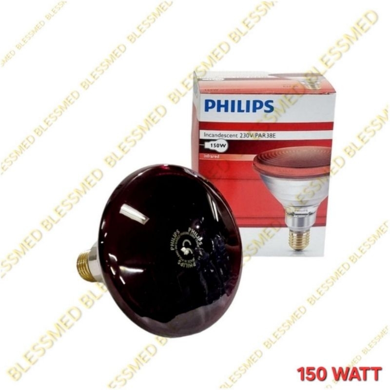 Jual Lampu Bohlam Infra Red/Infra Merah Philips 150 W Made In Poland ...