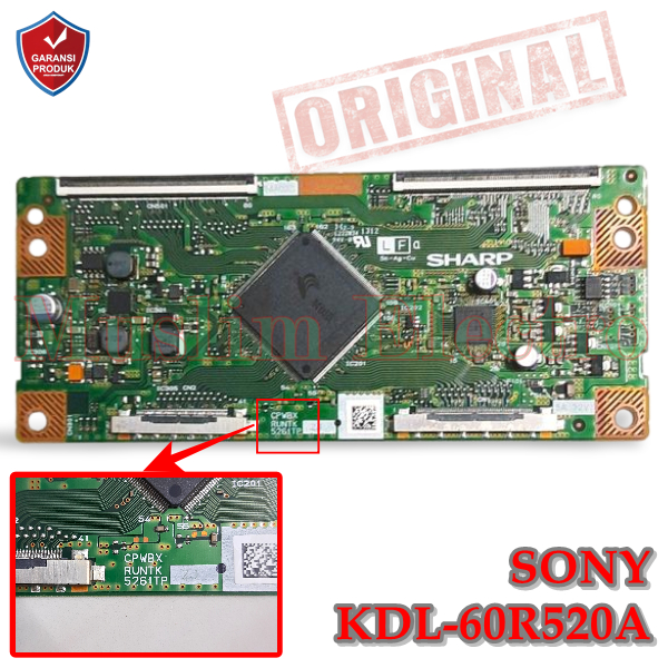 Jual Tcon LED TV Sony KDL-60R520A 60R520 | Shopee Indonesia