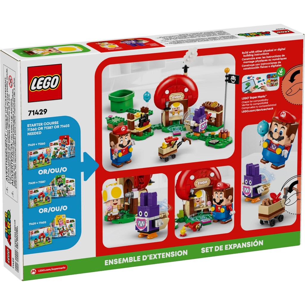 Jual Lego Super Mario 71429 Nabbit at Toad's Shop | Shopee Indonesia