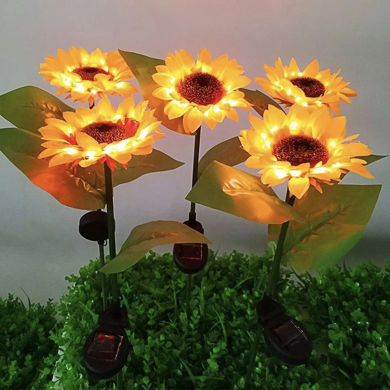 Jual Lampu Tenaga Surya Bunga Matahari - Lampu Taman Outdoor - Lampu ...