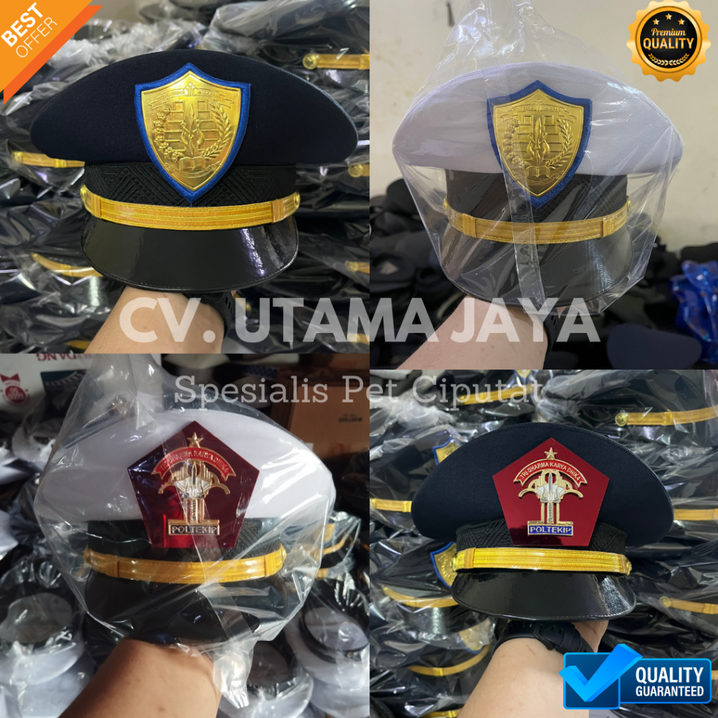 Jual Topi Pet PDU TARUNA POLTEKIP POLTEKIM PENDIDIKAN PENGAYOMAN ...