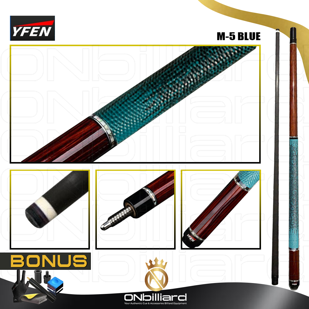 Jual Stick Billiard Carbon Yfen Cue Leather Grip Stik Play M M M Shopee Indonesia