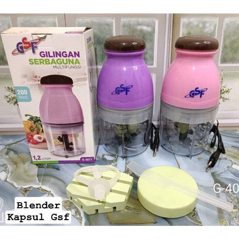 Jual BLENDER PORTABLE MINI KAPSUL GSF / Penggiling daging sayur buah