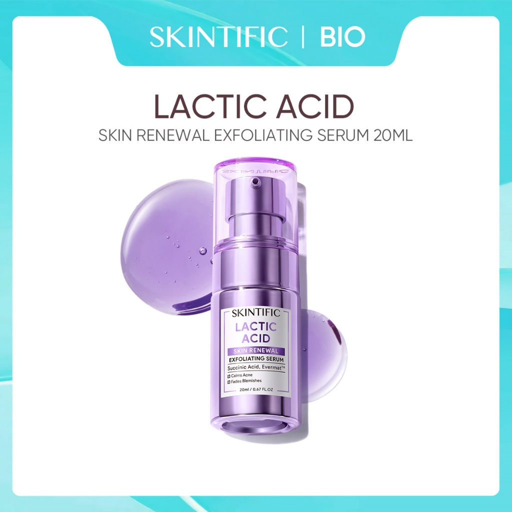 Jual SKINTIFIC Serum Lactic Acid Skin Renewal Exfoliating Serum 20mL