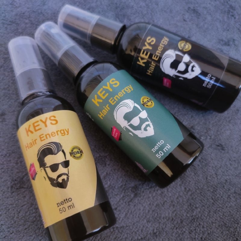 Jual Bundling 3 Botol Minyak Rambut Pria Keys Hair Energy Solusi Rambut ...