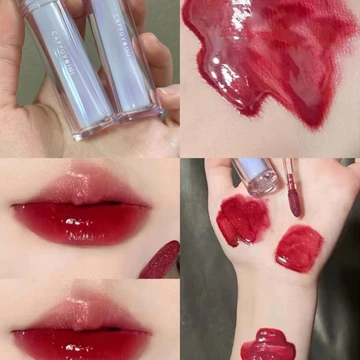 Ready CAPPUVINI Lip Gloss Iced Tea Jelly Tint Lipstik Glossy Water Mirror Lip Glaze Korean