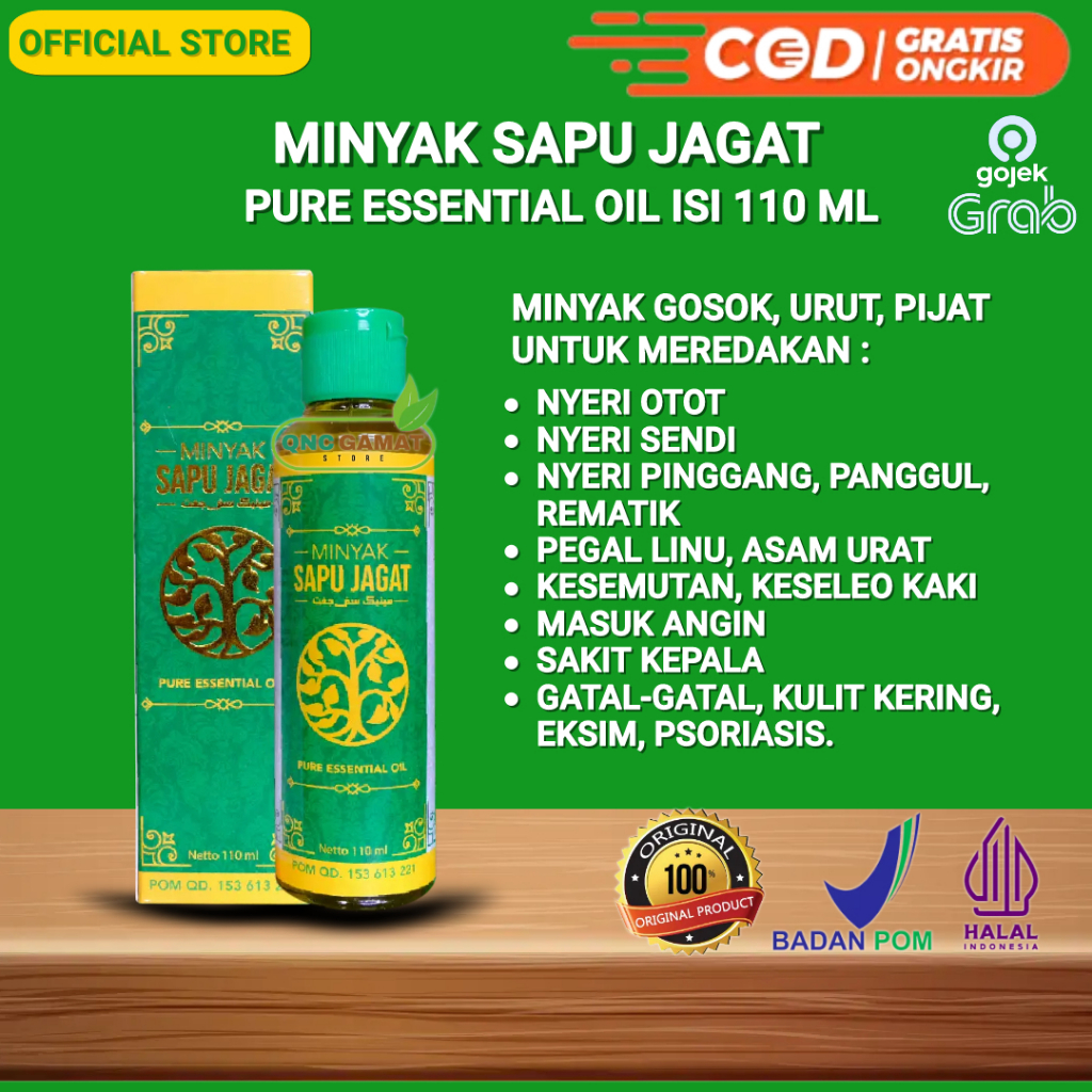 Jual Minyak Sapu Jagat Asli Ml Obat Balur Nyeri Sendi Sakit Otot