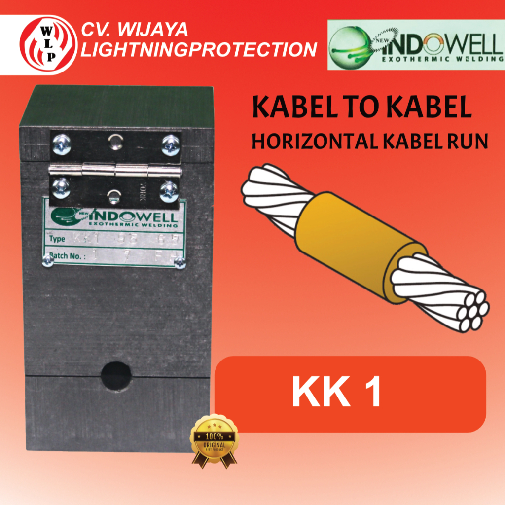 Jual INDOWELL || Moulding Indowell KK1 Kabel To kabel Horizontal kabel ...