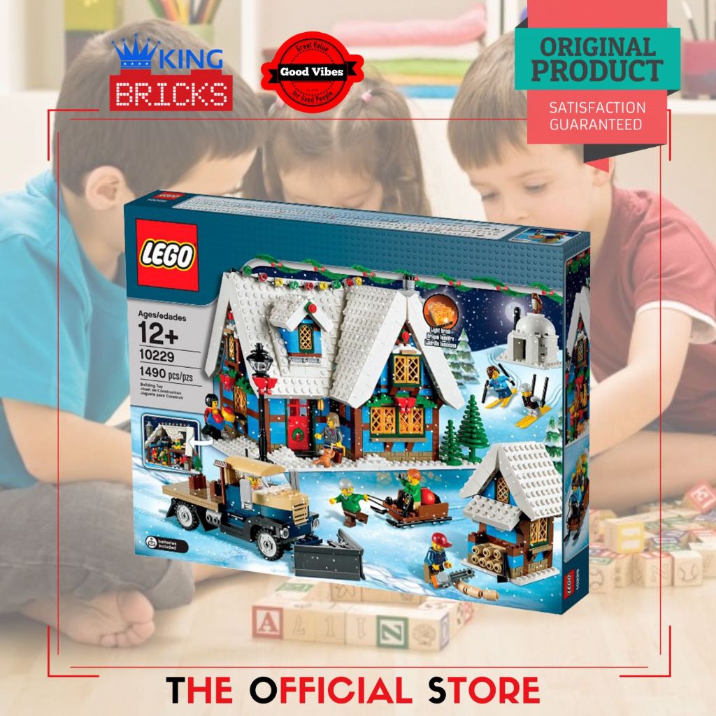 Jual LEGO Original CREATOR EXPERT 10229 Winter Village Cottage - Mainan ...