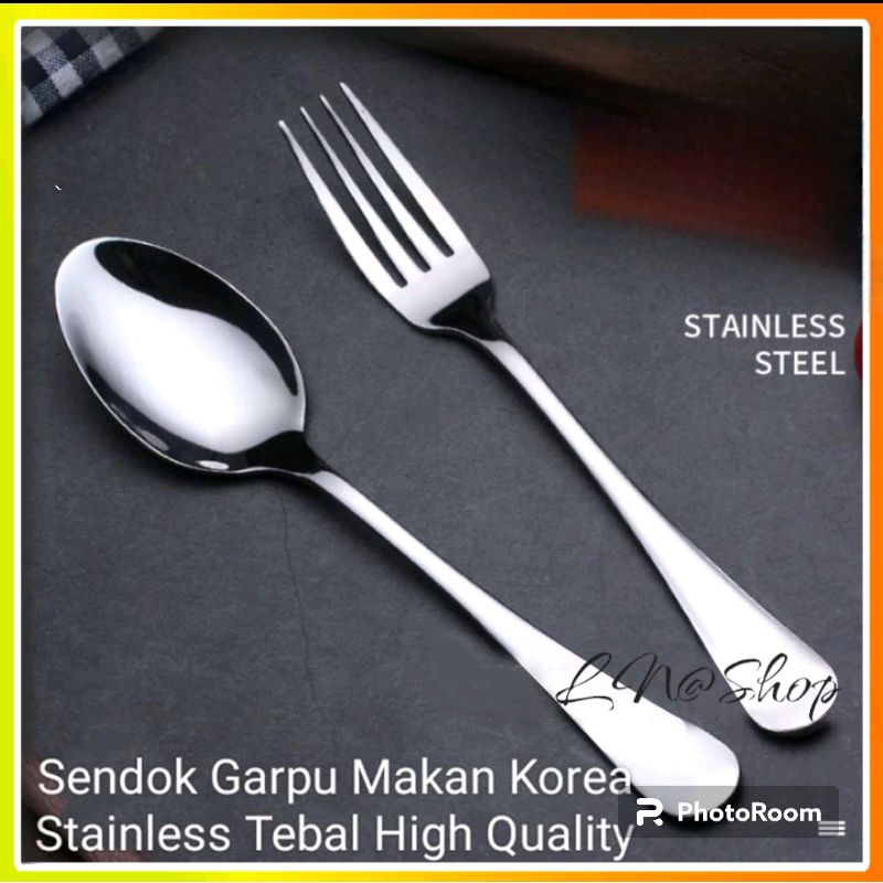Jual Sendok Makan Stainless Steel Tebal isi 6pcs | Shopee Indonesia