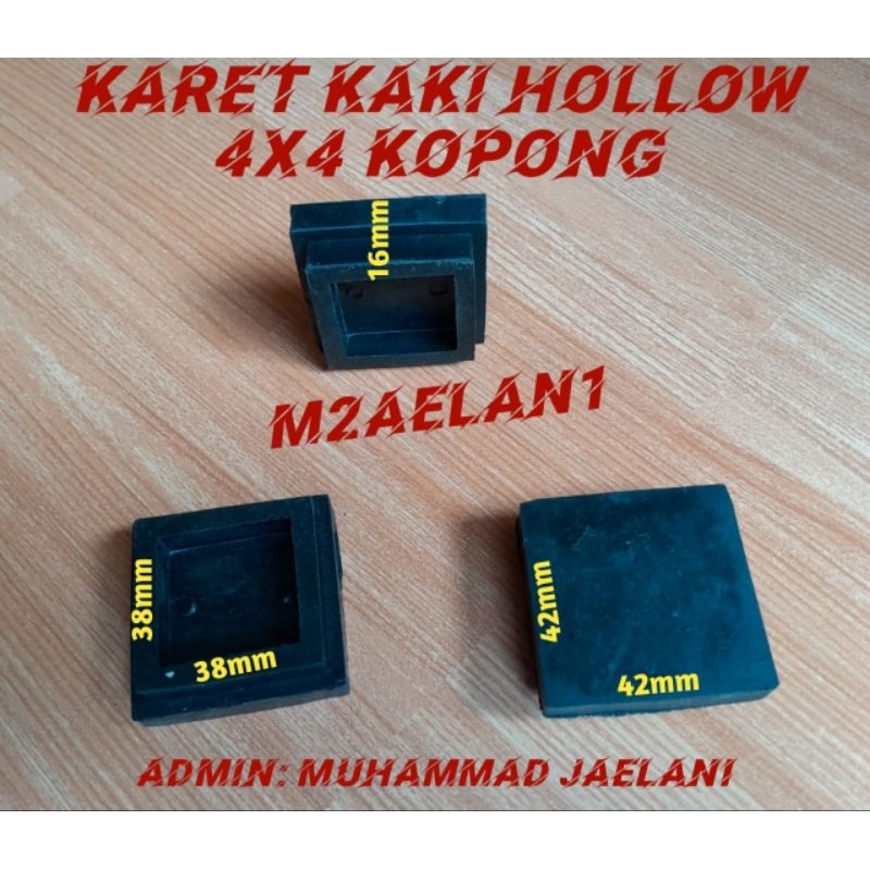 Jual Karet Kaki Hollow 4x4 Sepatu Besi Holo Alas Kaki Rak Besi 40x40 ...