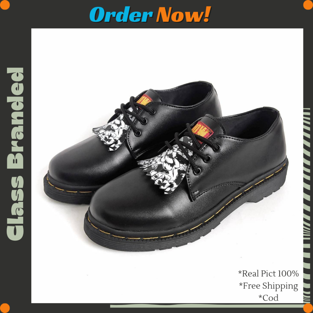 Jual Class Branded - Sepatu Formal Oxford Casual Docmart Hitam Pria ...