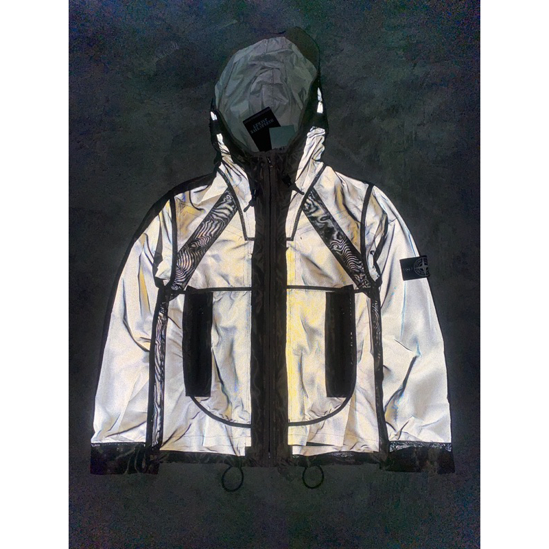Stone island mesh reflective outlet