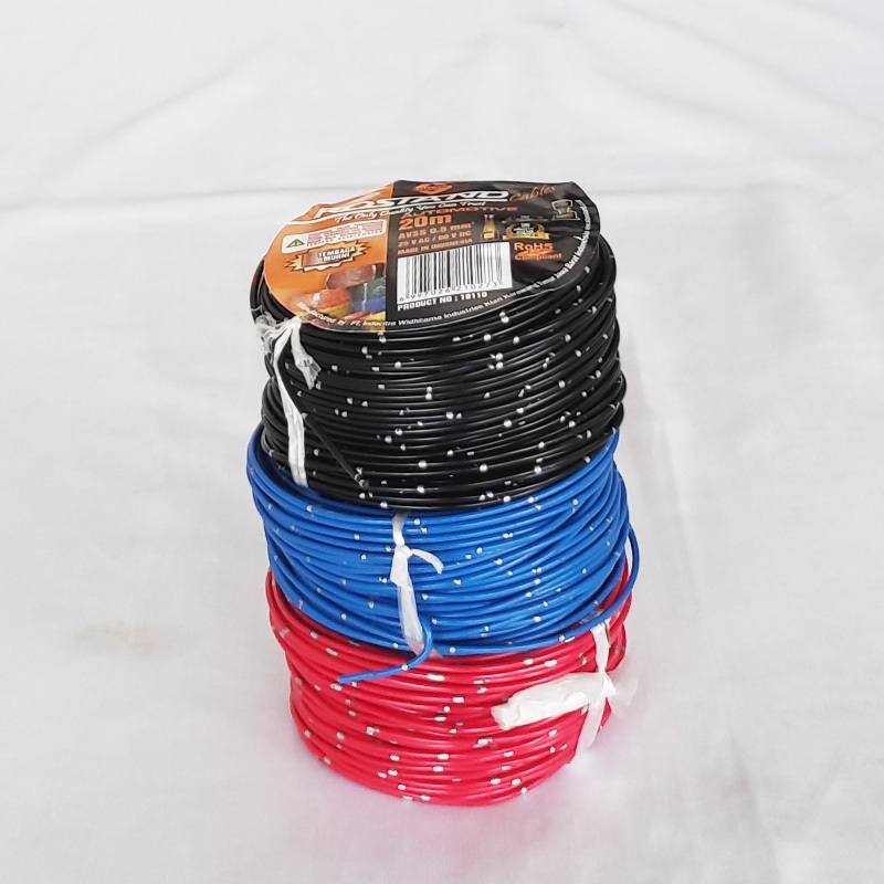 Jual KABEL MOTOR 0.5MM ROSTAND KABEL BINTIK STANDARD KABEL STANDAR ...