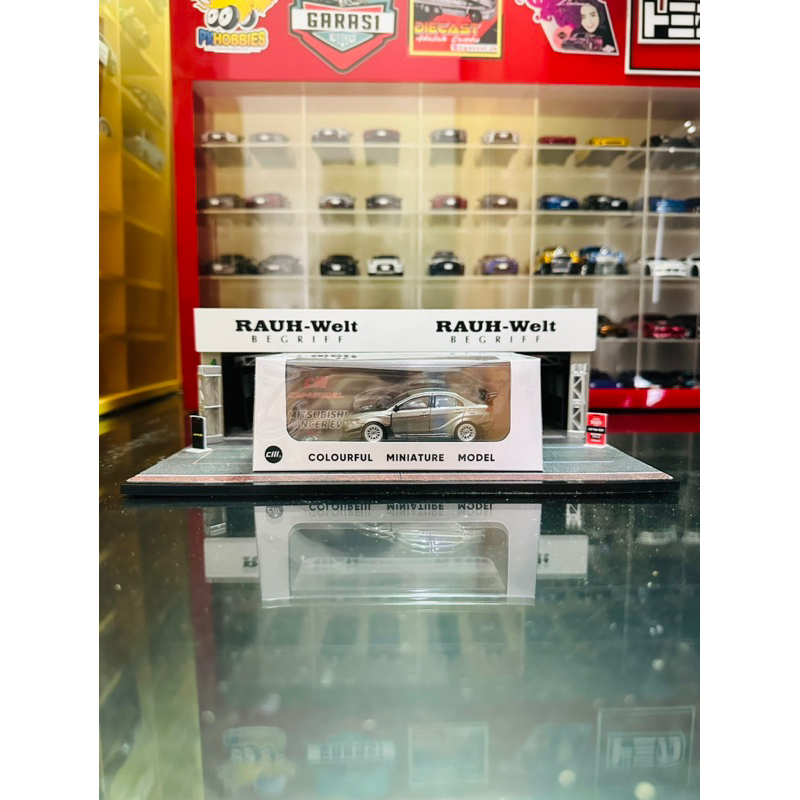 Error 404 Model 1/64 Mitsubishi Evolution X Varis Widebody in Red - Rocketbox Di