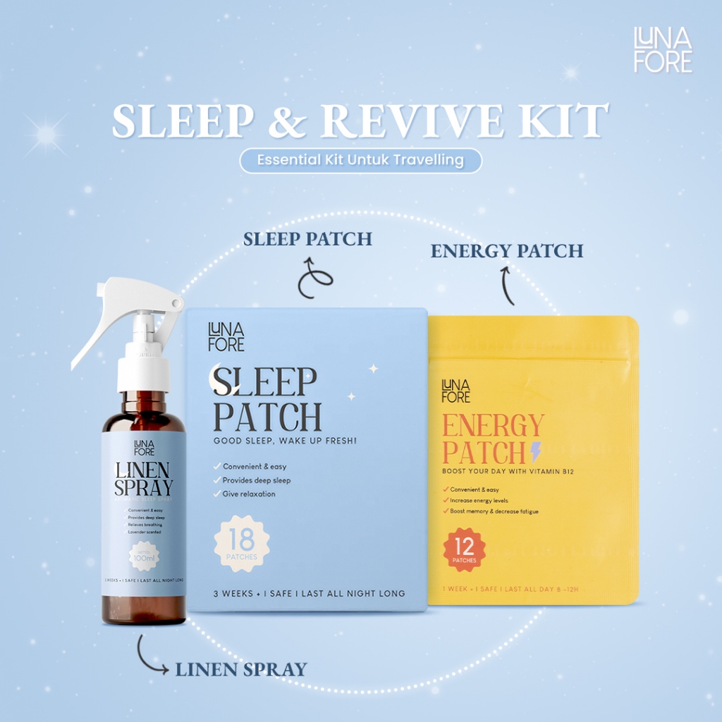 Jual Lunafore Travel Kit - Sleep & Revive - Paket Tidur Nyenyak untuk ...