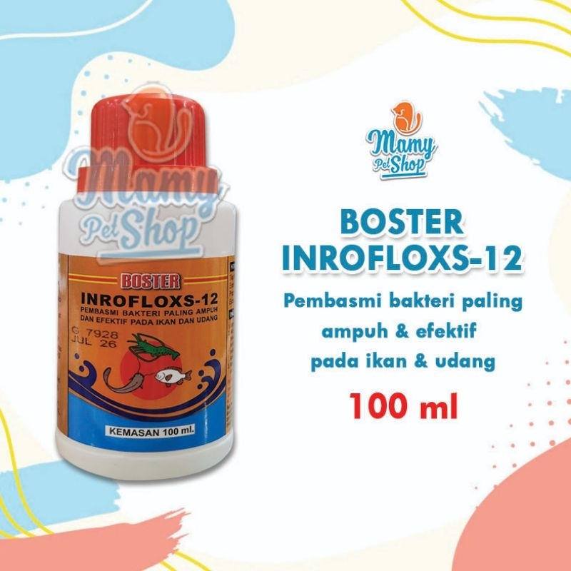 Jual Boster Inroflox Ml Cair Obat Antibiotik Ikan Udang