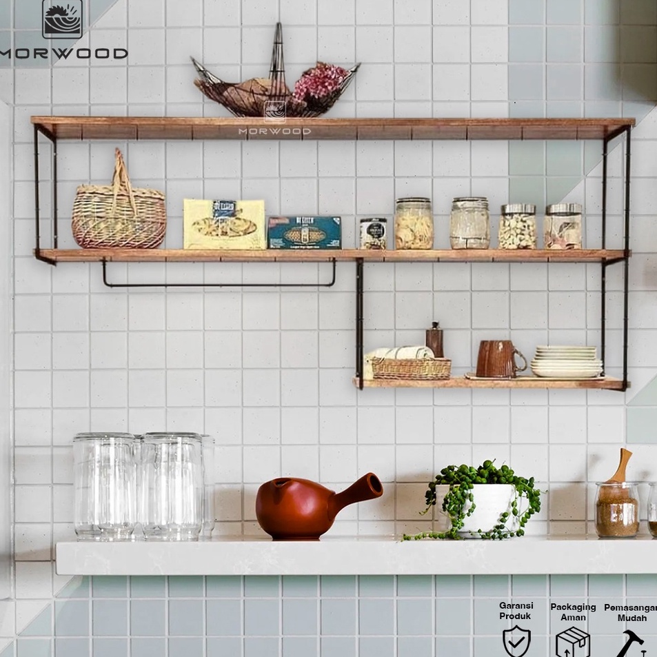 Jual Diskon Terviral TERLARIS Kitchen Set Rak Bumbu Dapur lebar 3 susun ...