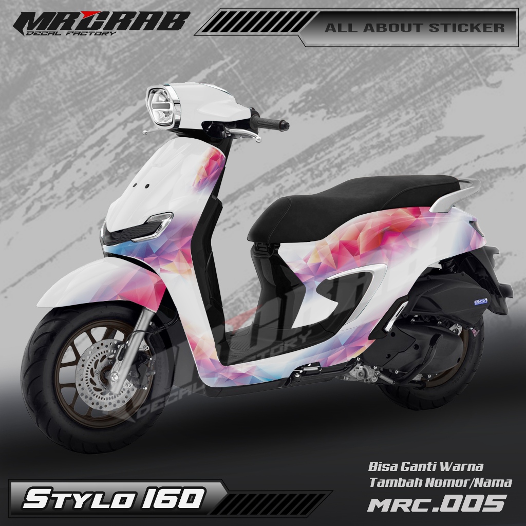 Jual TERBARU STICKER DECAL HONDA STYLO - DECAL FULL BODY HONDA STYLO ...