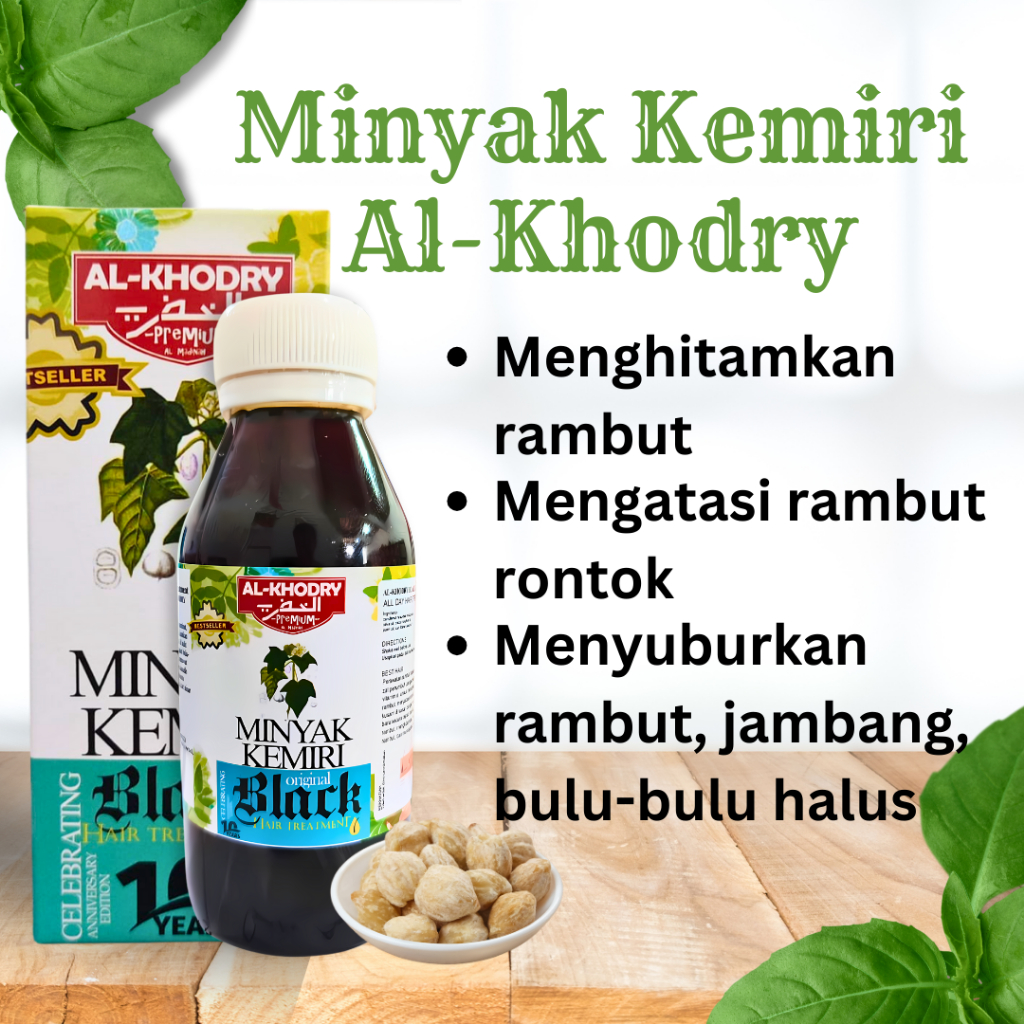 Jual Minyak Kemiri Al Khodry | Obat Penumbuh Rambut Premium Al-Khodry ...