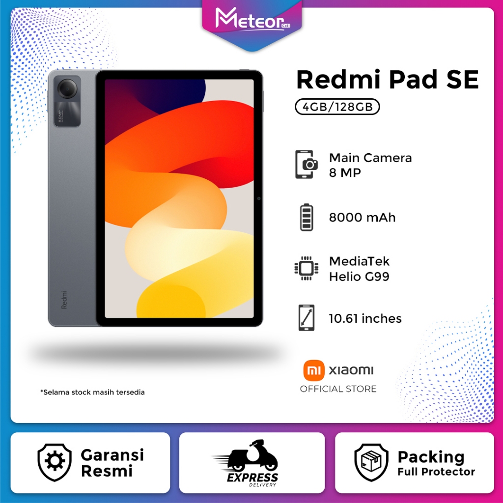 Jual Redmi Pad Se 4/128 GB Garansi Resmi Xiaomi (INSTAN) | Shopee Indonesia