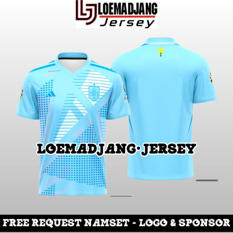 Jual JERSEY BOLA SPANYOL GK KIPER TERBARU 2024 PIALA EURO 2024 | Shopee