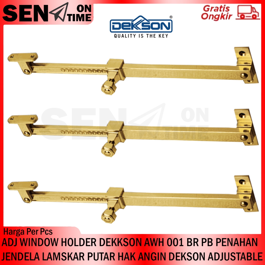 Jual ADJ WINDOW HOLDER DEKKSON AWH 001 BR PB PENAHAN JENDELA LAMSKAR ...