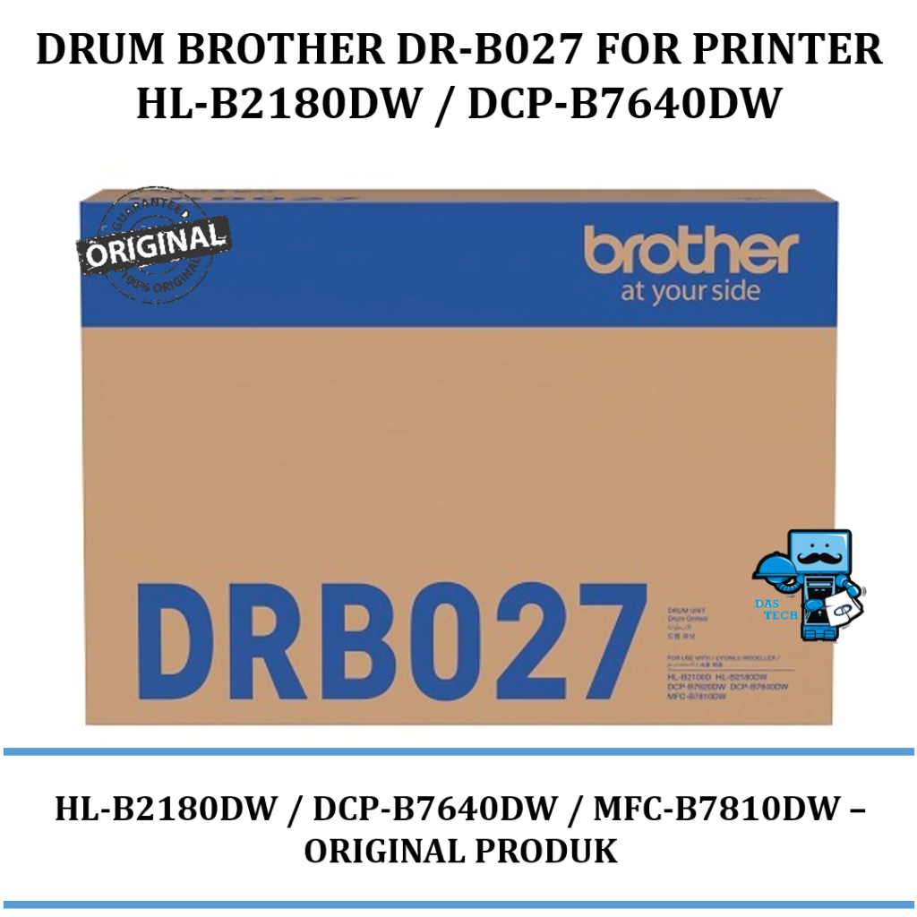 Jual Drum Brother DR-B027 For Printer HL-B2180DW / DCP-B7640DW ...