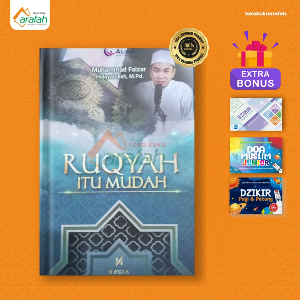 Jual Buku Ruqyah Itu Mudah Soft Cover Aliqa Free Asmaul Husna/Dzikir ...