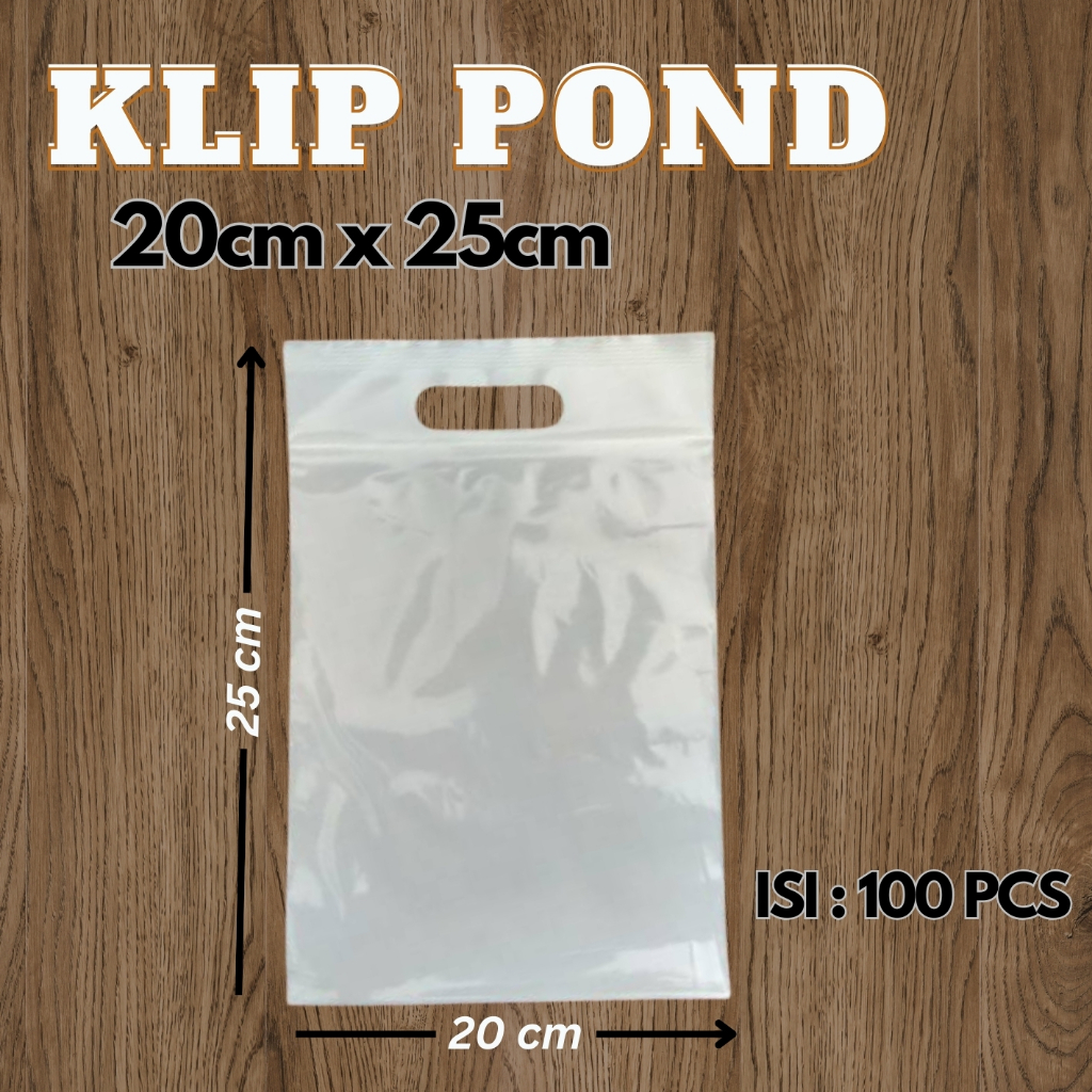 Jual Plastik Klip Pond Ziplock 20x25 5cm Bening And Putih Susu Isi