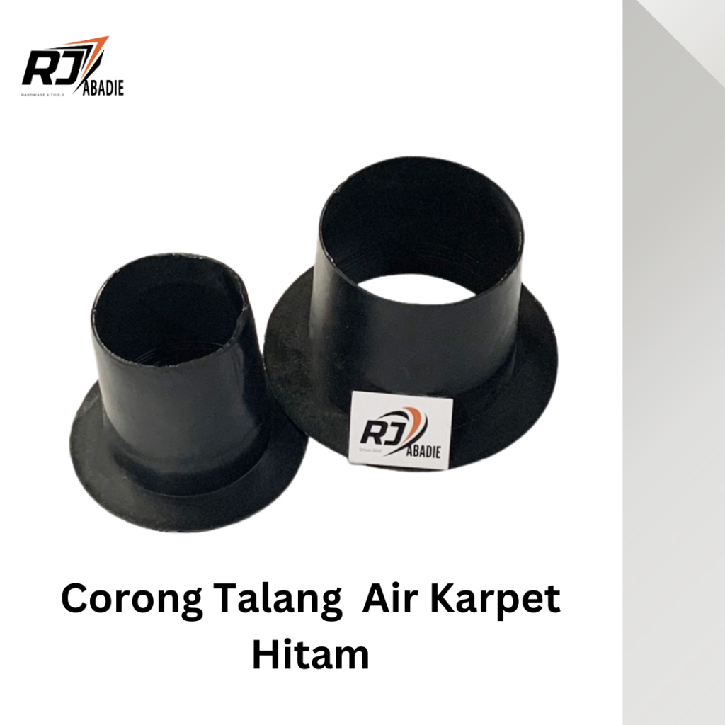 Jual Corong Talang Pembuangan Air Karpet Karet Hitam