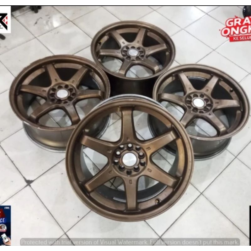 Jual Velg Tokyo Hsr Ring X Pcd X Et Bronze Cocok Civic Camry