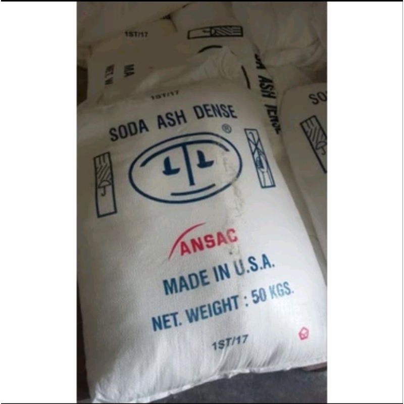 Jual Soda Ash Soda Abu Dense Ansac Sodium Carbonat Natrium Carbonat Usa Na Co Shopee Indonesia