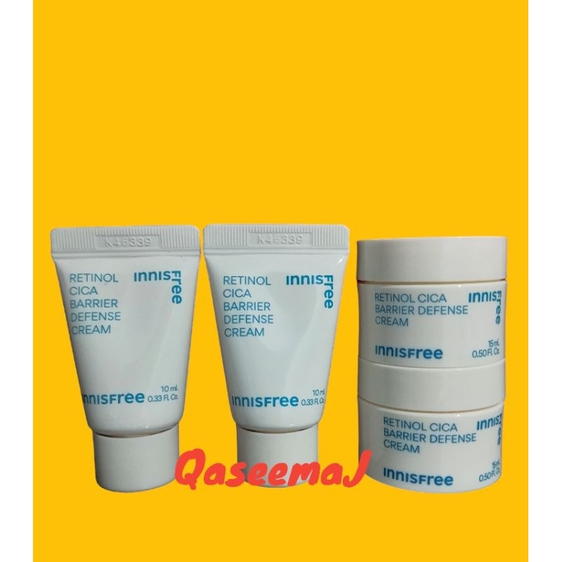 Jual Innisfree Retinol Cica Barrier Defense Cream 10ml dan 1ml sample ...