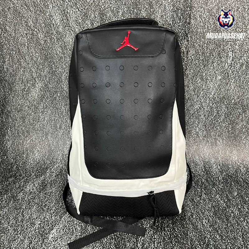 AIR JORDAN RETRO 13 LEATHER BACKPACK TAS RANSEL KULIT BAGPACK TAS  SEKOLAH TAS KULIAH TAS KERJA TAS OLAHRAGA TAS KANTOR TAS MEWAH  TAS