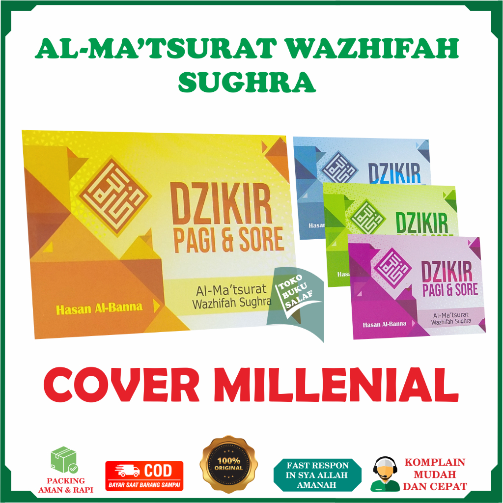 Jual Al-Ma'tsurat MILLENIAL Dzikir Pagi Dan Sore Al Matsurat Wazhifah ...