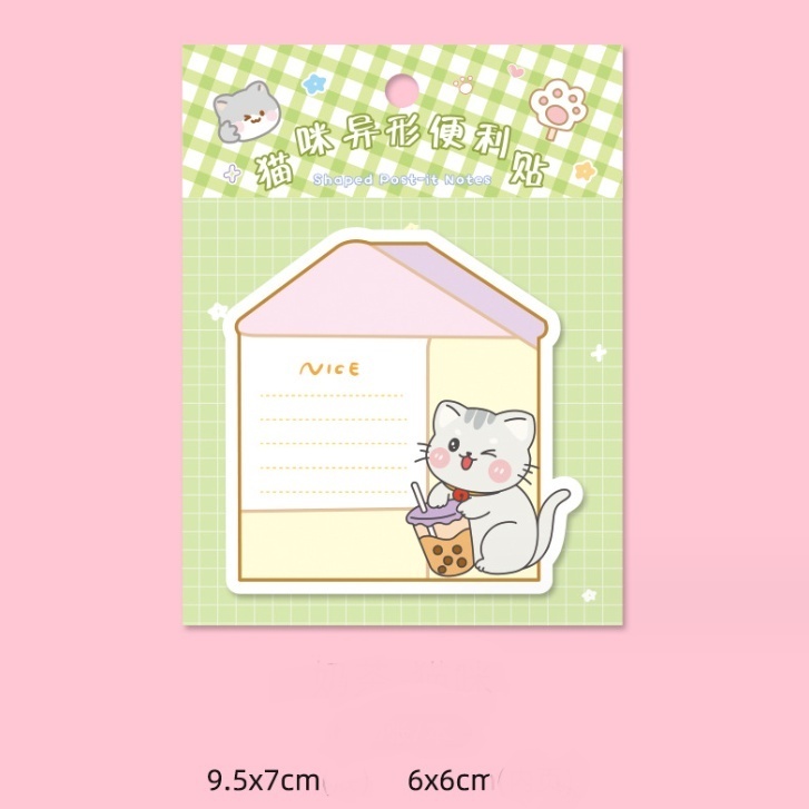 Jual MURMURE I STICKY NOTES SPECIAL CARTOON SHAPED MEMO NOTE | Shopee ...