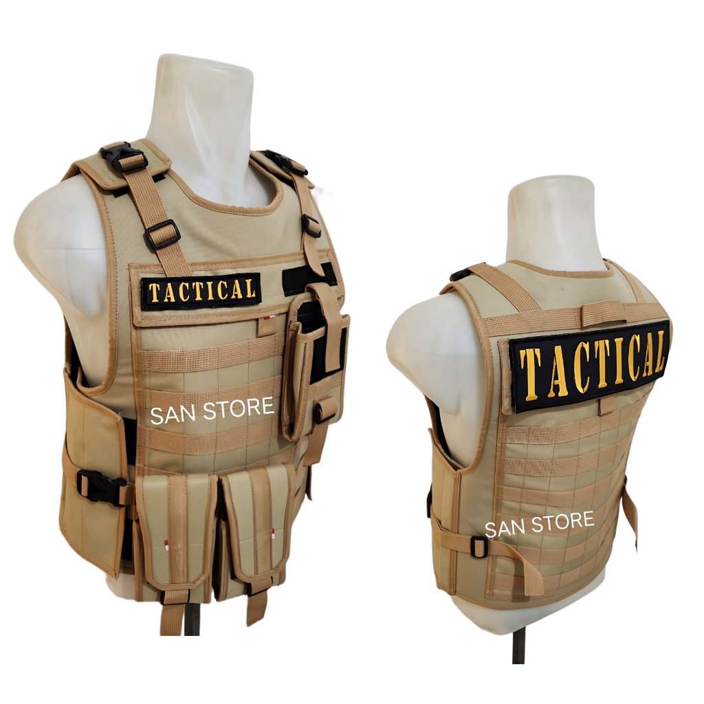 Jual ROMPI ANTI ANGIN TACTICAL KREM LENGKAP | Shopee Indonesia