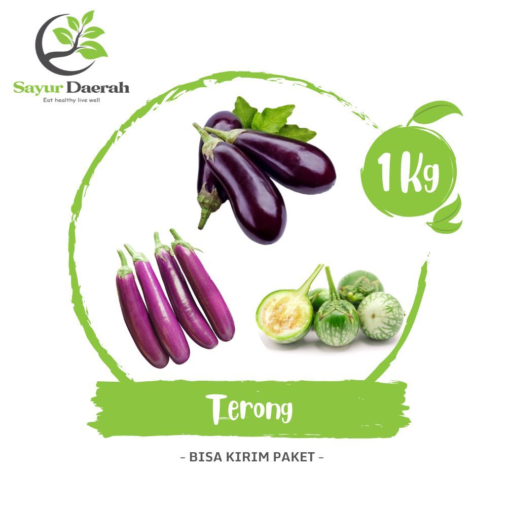 Jual Terong Ungu Nasubi Lalap Bulat 1 Kg | Sayur Daerah | Shopee Indonesia