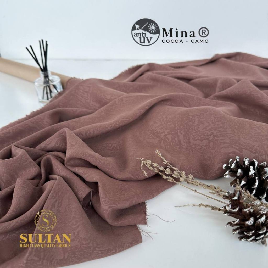 Jual KAIN MINA ANTI UV SULTAN EMBOSS CAMO 50 cm | Shopee Indonesia
