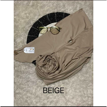 Hijab Instan Jersey Oval Inner Tutup Leher Hijab Pashmina Instan Jersey Oval Plus Inner