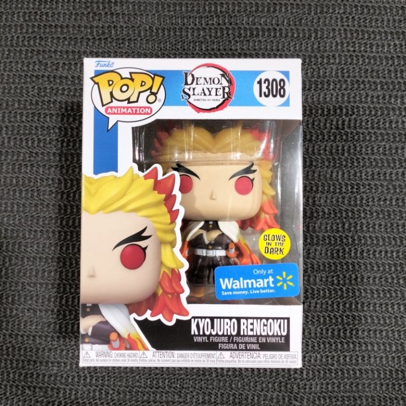 Jual Funko Pop! Demon Slayer: Kyojuro Rengoku (Glows In The Dark) #1308 ...